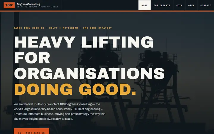 V2 Port of Rotterdam homepage preview