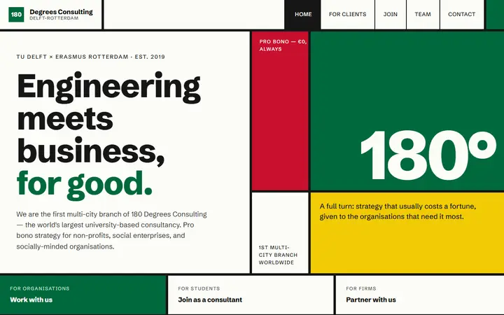V3 De Stijl homepage preview